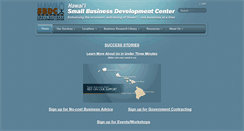 Desktop Screenshot of hisbdc.org